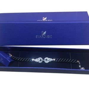 Swarovski Black Nice Bracelet Silver